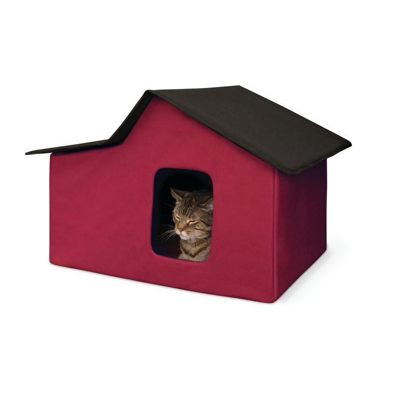 Creative Solutions Red Outdoor Multi-Kitty Home