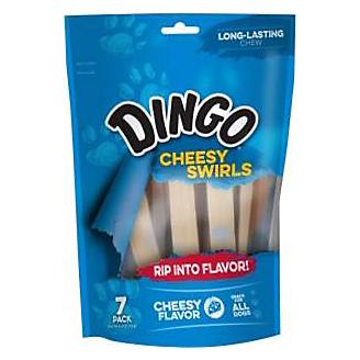 Dingo Rawhide-Free Cheesy Swirls Dog Treat