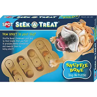 Seek-A-Treat Shuffle Bone Dog Puzzle Toy