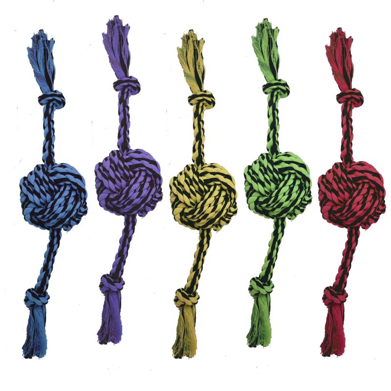 knot ball dog toy