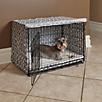 Quiet Time Covella Gray Dog Crate Cover