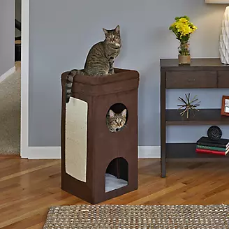 Midwest Curious Cat Cube Tri-Level Cat Tower