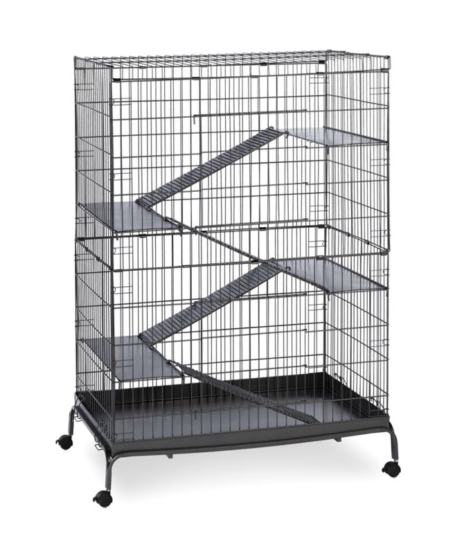 Prevue Jumbo Black Steel Ferret Cage