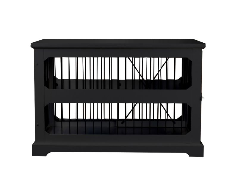 Photos - Pet Carrier / Crate no brand MERRY PRODUCTS Merry Products Slide Aside Crate/End Table Black PTH0651721 