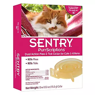 SENTRY PurrScriptions Flea and Tick Cat Collar