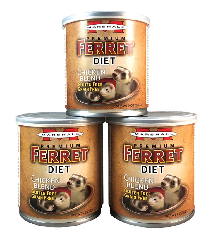 Marshall Premium Grain-Free Canned Ferret Diet 9oz