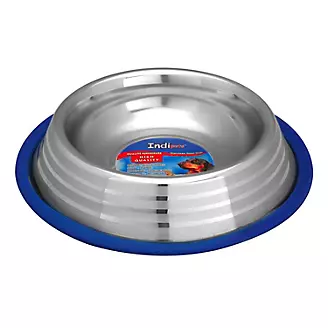 Indipets Silver Touch Anti-Skid Dog Bowl