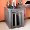New Age Pet Grey Dog Crate w/Metal Spindles