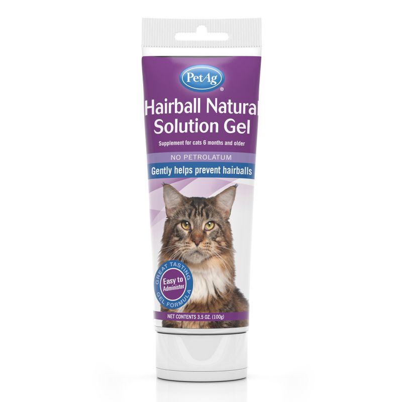 PetAg Hairball Solution Cat Gel Supplement 3.5oz
