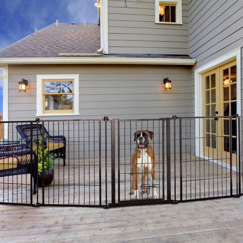 Photos - Pet Carrier / Crate no brand CARLSON PET PRODUCTS,INC. Carlson Pet Outdoor Super Pet Gate 0470 