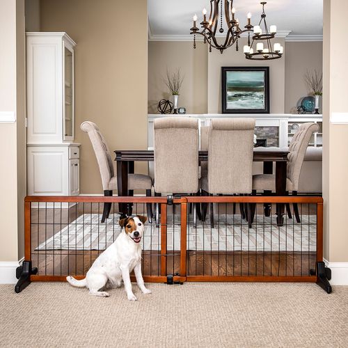 Carlson Pet Freestanding Extra Wide Wood Pet Gate -  Carlson Pet Products, 2070 DS
