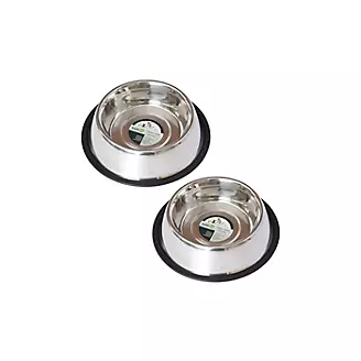 Stainless Steel Non Skid Pet Bowl 2 Pack
