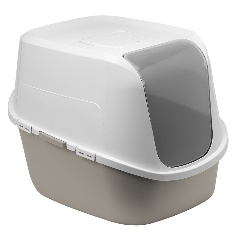 closed cat litter box