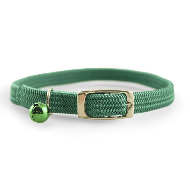 Kool Kat Collar With Bell 8in Green