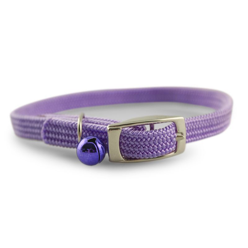 Kool Kat Collar With Bell 8in Lavender