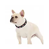 Halo Santa Hat Leather Dog Collar