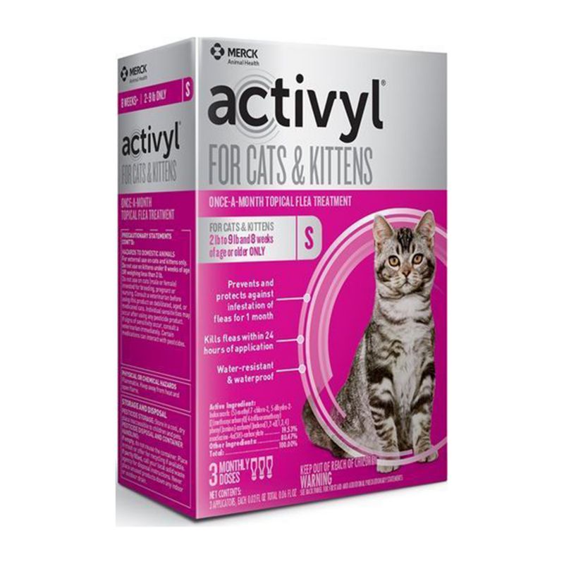 Activyl for Cats and Kittens 2-9lbs 3 Pack