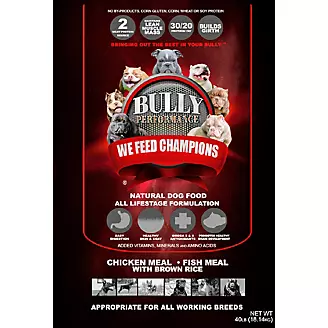Bully Performance All Life Stage Dry Dog Food 40lb