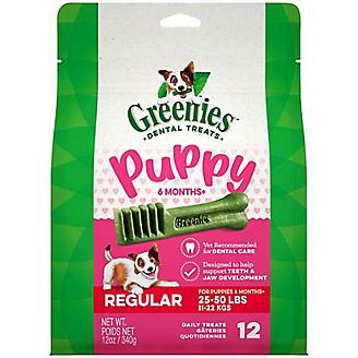Greenies Puppy Dental Chew Treat Regular 12oz