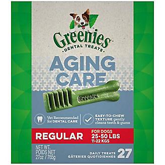 Greenies Aging Care Dental Chew Treat Regular 27oz