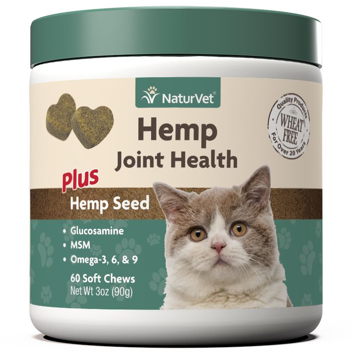 NaturVet Hemp Joint Health Cat Soft Chews 60ct