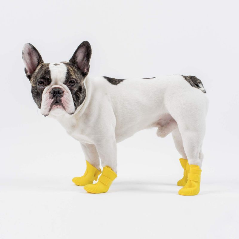 Canada Pooch Yellow Wellies Dog Boots XLarge (01509 628284015093 Dog Supplies Clothes) photo