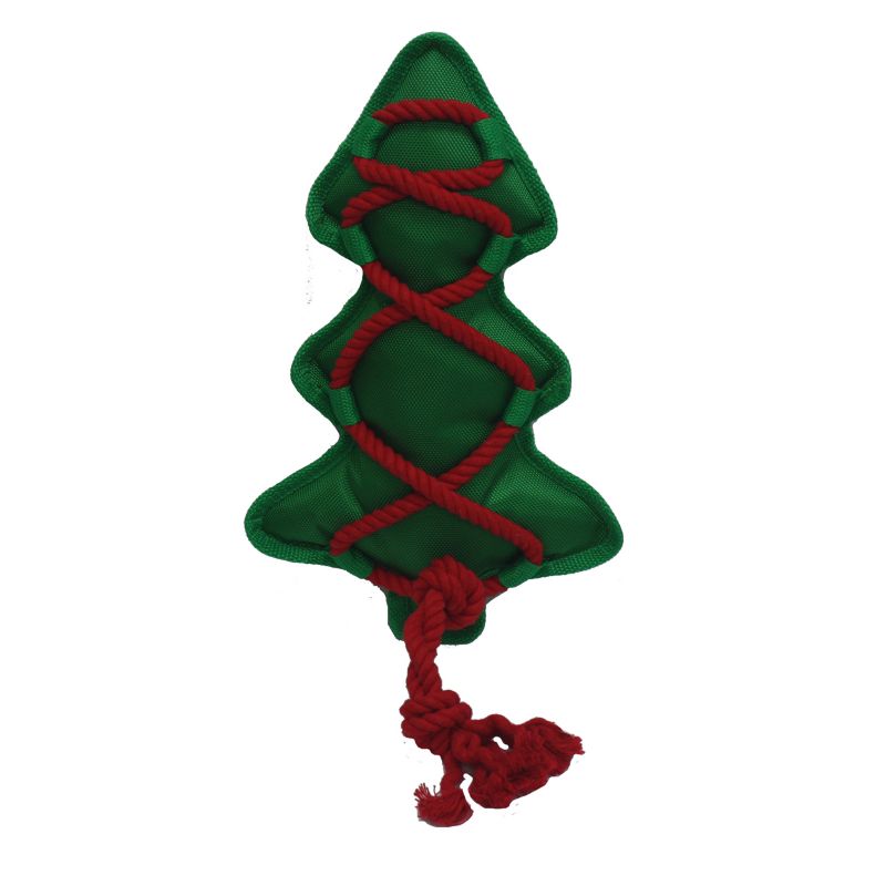 christmas tree dog toy