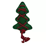 Cross Ropes Holiday Christmas Tree Dog Toy 12in