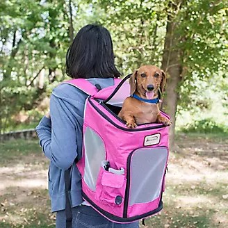 Armarkat Pink/Gray Pawfect Pets Backpack Carrier