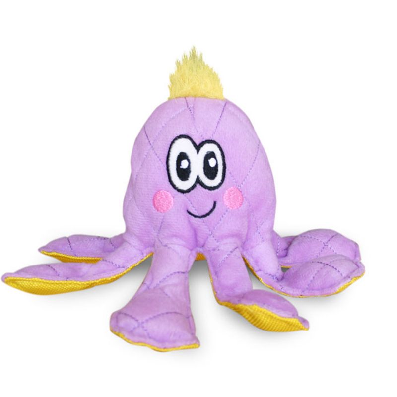 octopus dog toy plush