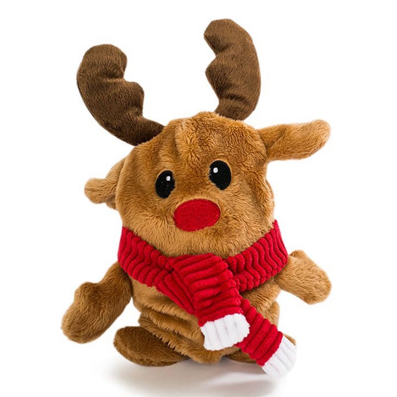 christmas reindeer dog toy