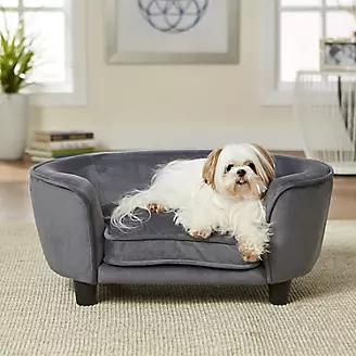 Enchanted Home Pet Coco Dark Grey Pet Sofa