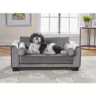 Enchanted Home Pet Jordan Dark Grey Pet Sofa