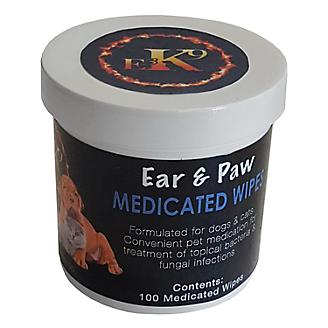 E3 K9 Ear/Paw Medicated Pet Wipes 100 Count