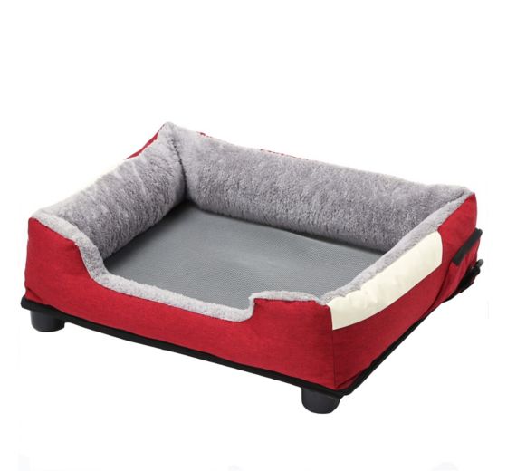 Pet Life® Dream Smart Burgundy Red Pet Bed