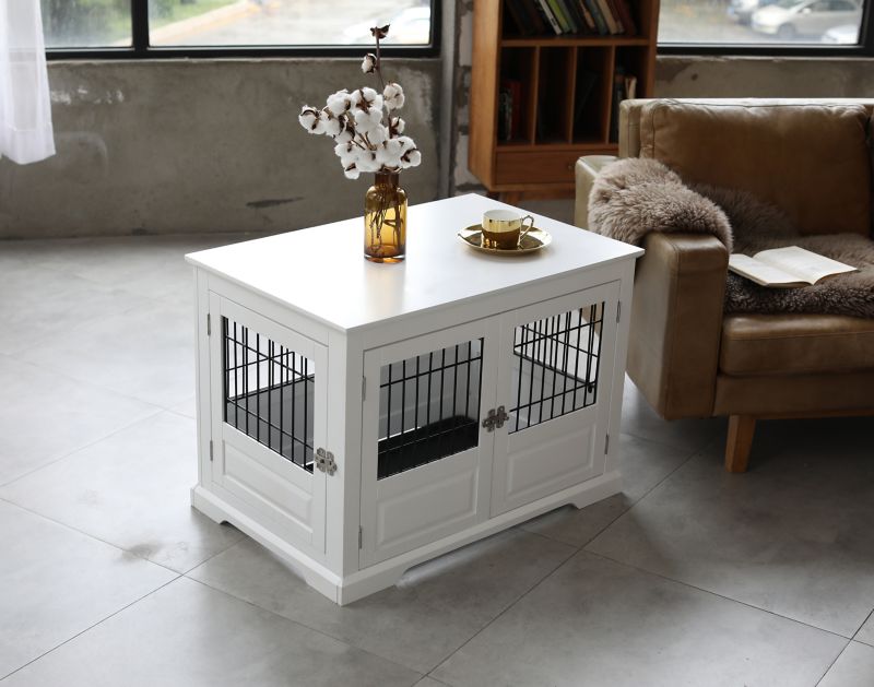 merry products triple door dog crate