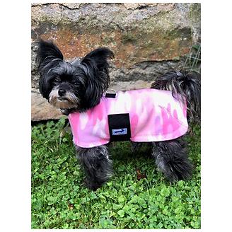 Snugpups Pink Camo Fleece Dog Coat
