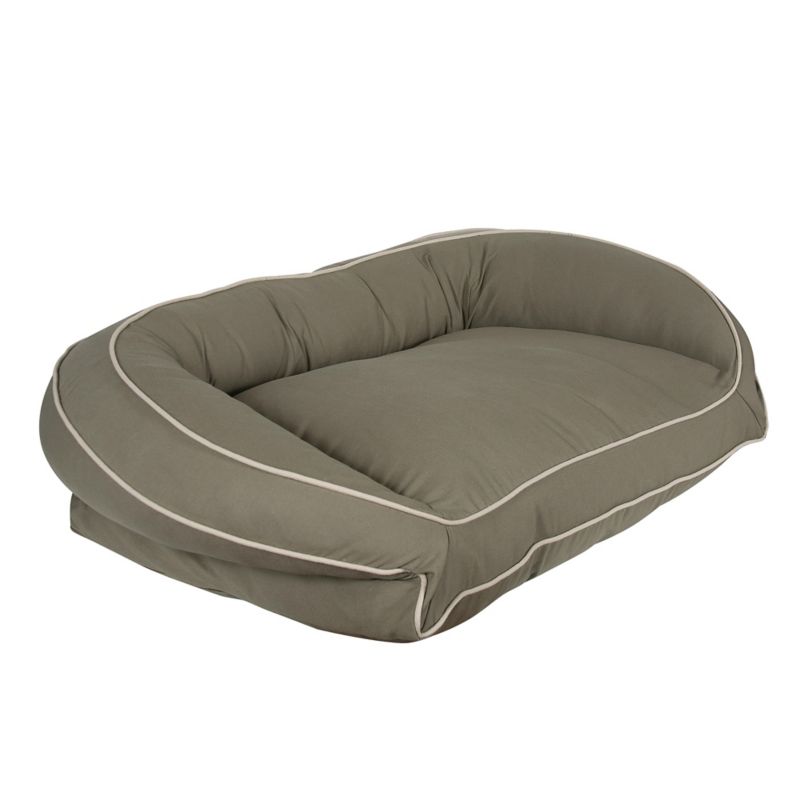 Carolina Pet Sage Canvas Ortho Bolster Bed LX -  CAROLINA PET COMPANY, 019470 F