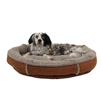 Carolina Pet Chocolate Ortho Round Comfy Cup Bed