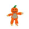 KONG Halloween Pumpkin Floppy Knots Dog Toy