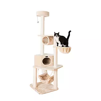 Armarkat Real Wood A7204 Entertainment Cat Tower