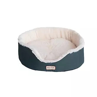 Armarkat Laurel Green/Ivory Oval Cuddle Cat Bed