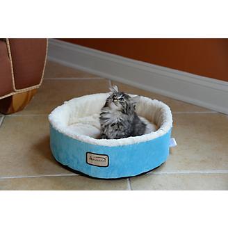 Armarkat 15in Soft Plush Round Donut Cat Bed