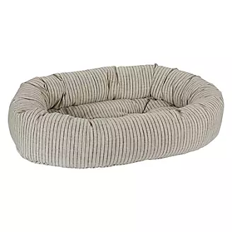Bowsers Augusta Ticking Donut Dog Bed