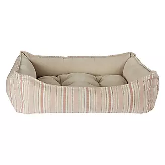 Bowsers Sanibel Stripe Linen Scoop Dog Bed
