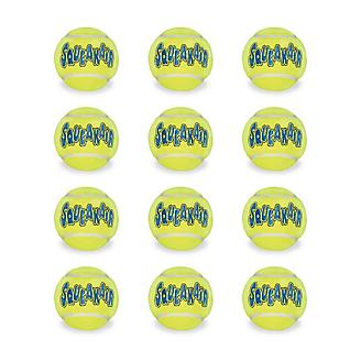 KONG Air KONG Medium Squeaker Tennis Ball 12-Pack