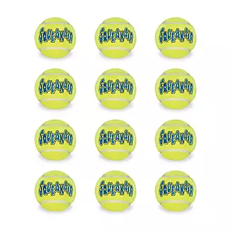 KONG Air KONG Medium Squeaker Tennis Ball 12-Pack