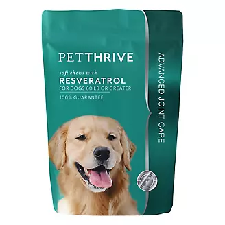 PetThrive Soft Chews w/Resveratrol for Large Dogs