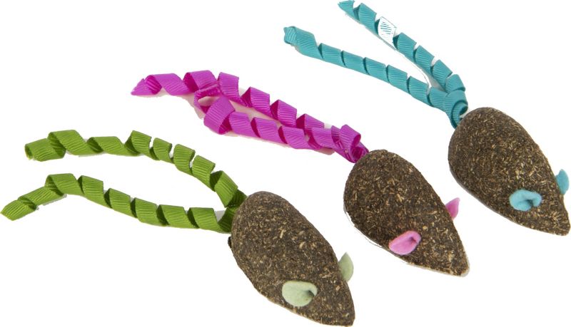 Smartykat Magic Mice Catnip And Ribbon Cat Toys
