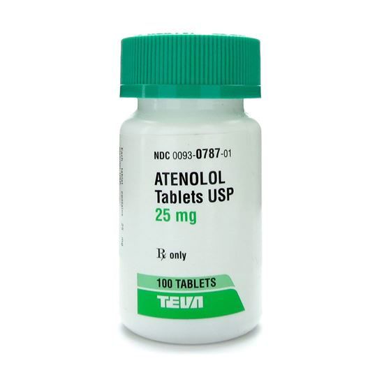 Atenolol 25mg Tablet 100 Count